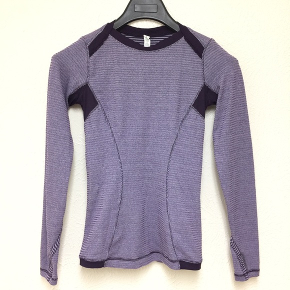 Lululemon🍋Base Runner Long Sleeve Deep Zinfadel 4 - Picture 2 of 8